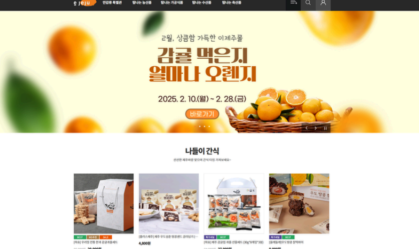 이제주몰 유지보수